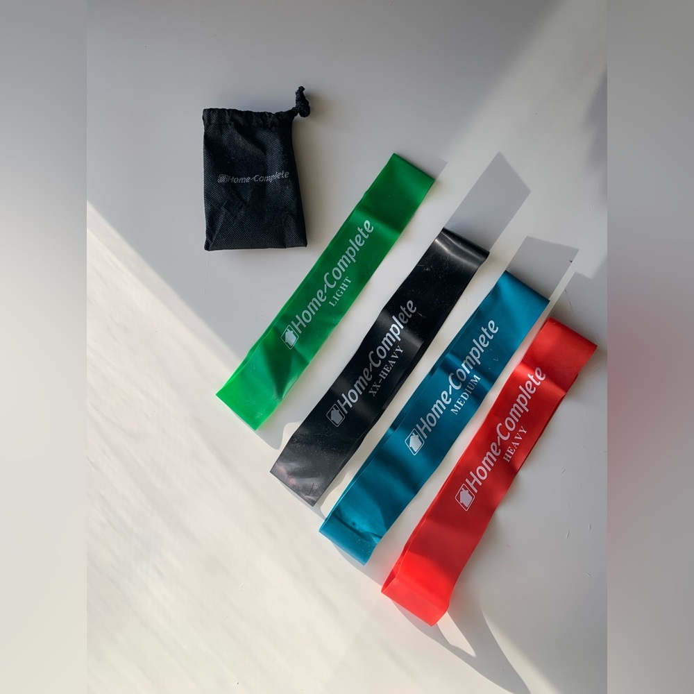 Home Complete Workout Resistance Band Loop- 4 pack